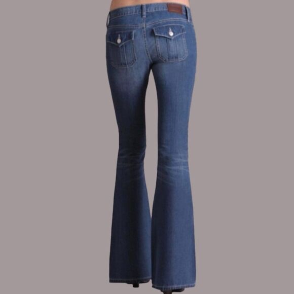 Henry & Belle Lila Flare with Flap Jeans Size 31 - New with Tags - Picture 7 of 13